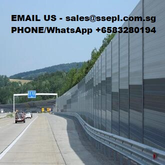 109.Permanent acoustic barrier fence supplier in Singapore