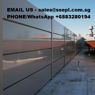 79.Defence force training ground sound barrier wall supplier in Singapore