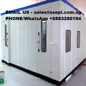 128.Commercial complex noise barrier for generator supplier in Singapore